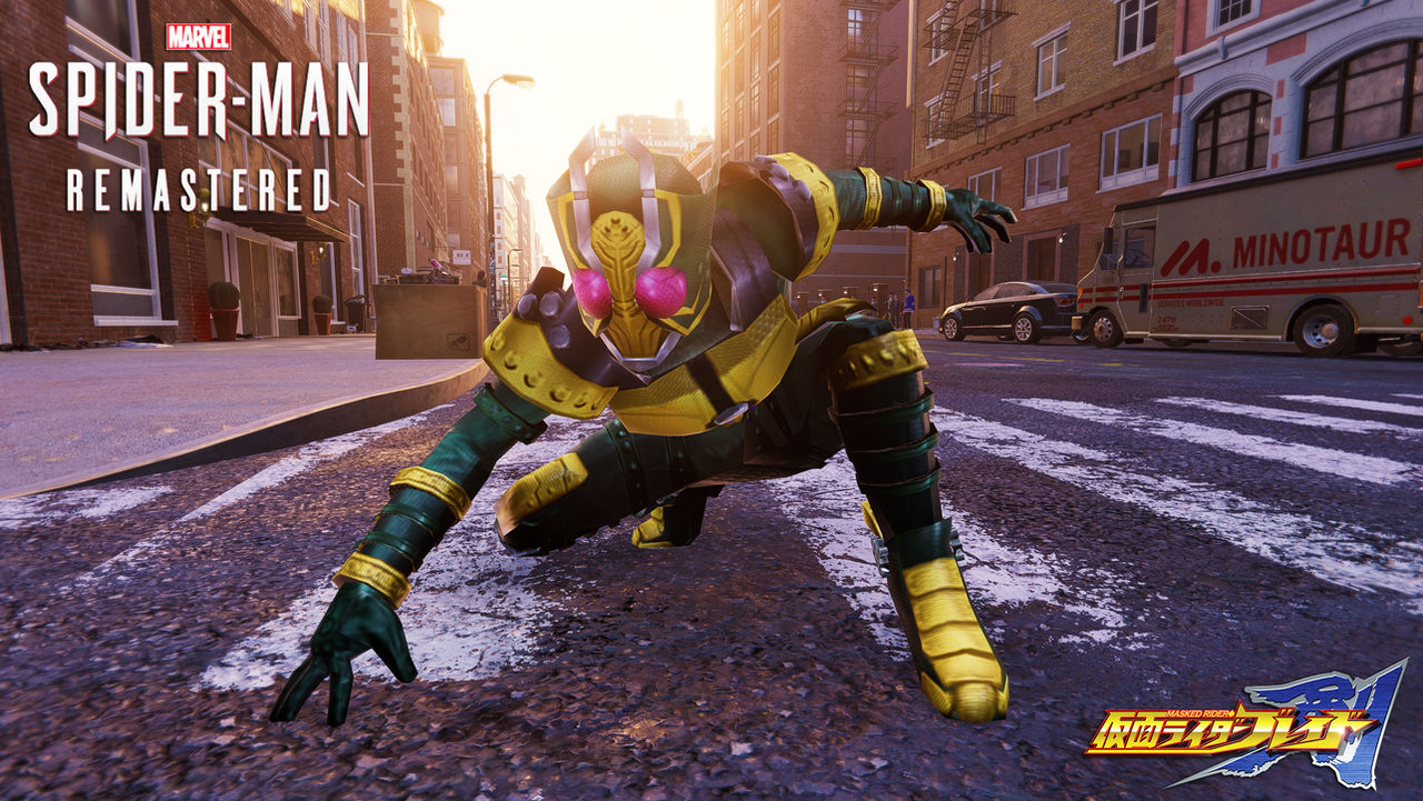 Leangle Kamen Rider Rider Leangle Marvel's Spider-Man Mod by Kamen9179 on ...