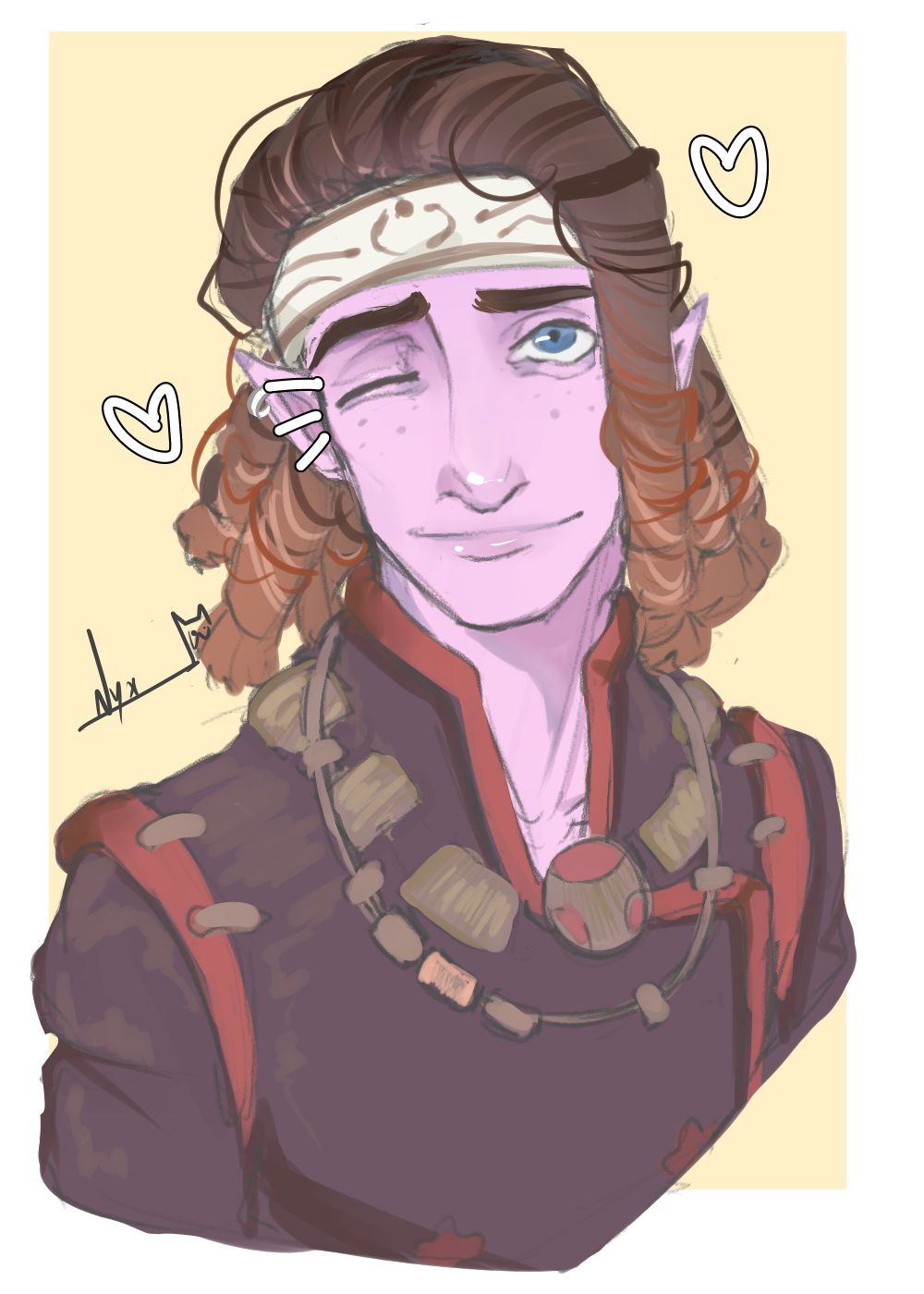 Reth from Palia by Nyxeridonart on DeviantArt