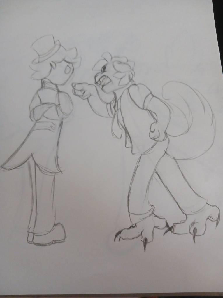Sketch - You got some nerve by Mac-McFaulkner on DeviantArt