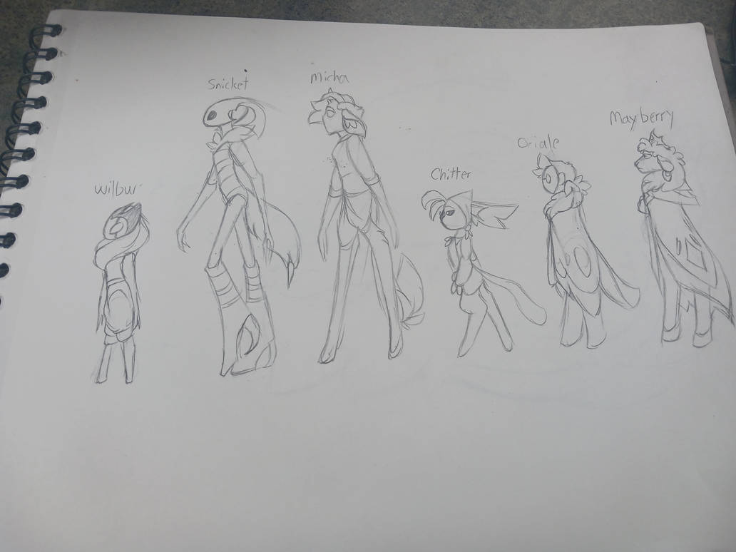 Sketch - Video Game OCs by Mac-McFaulkner on DeviantArt