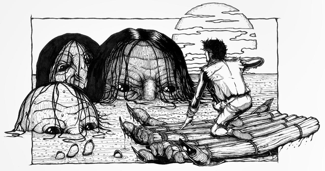 Fictional Raft Raft by JonGwynDraws on DeviantArt