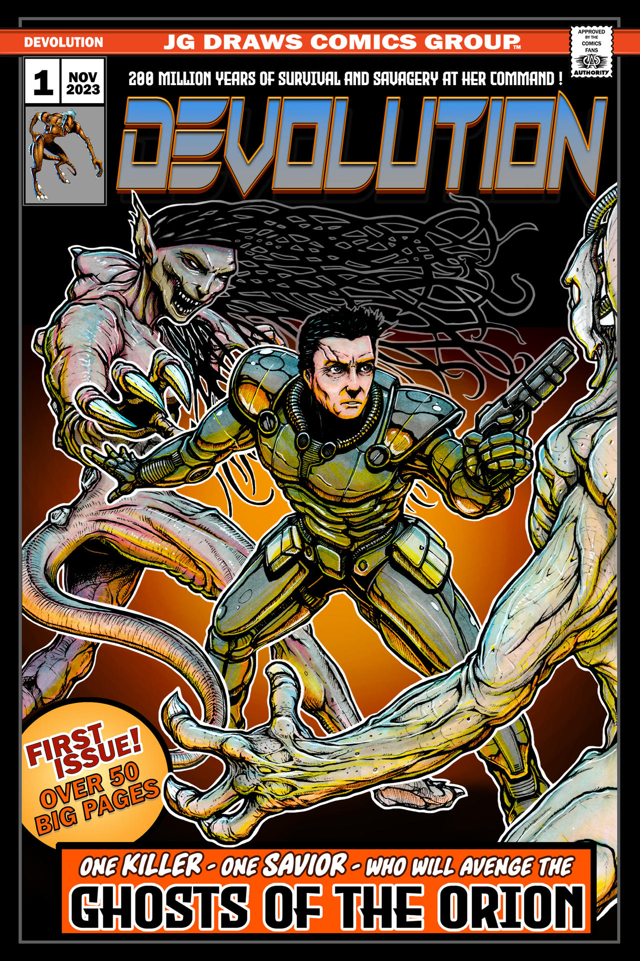 Devolution Cover by JonGwynDraws on DeviantArt