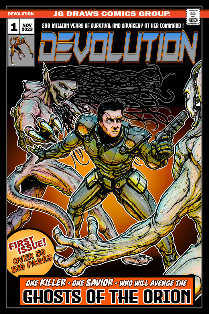 Devolution Cover by JonGwynDraws on DeviantArt