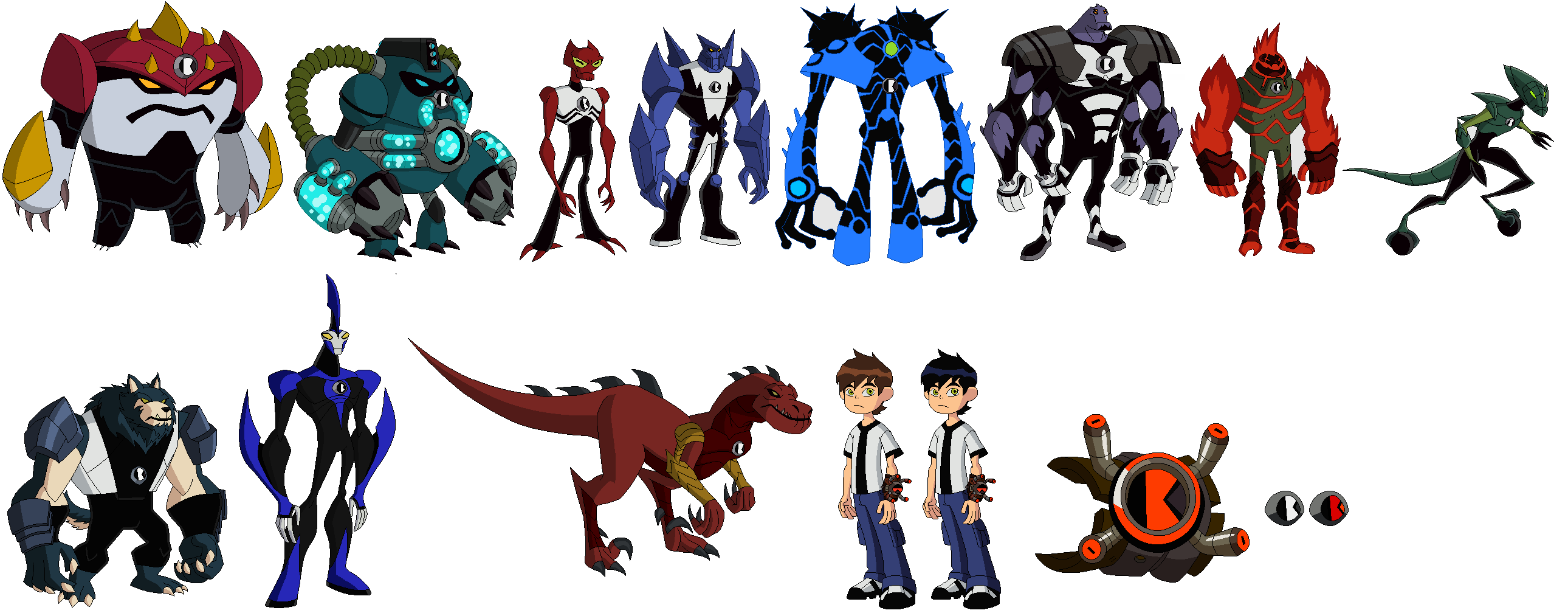 All Mutant Hybrids of Bad Ben D'Avila (Antitrix) by UltimateSpider ...