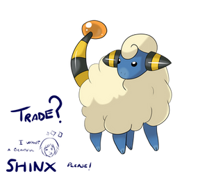 Trade Mareep For Shinx by Umewari