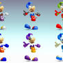 Smashified Rayman Alternate Colours