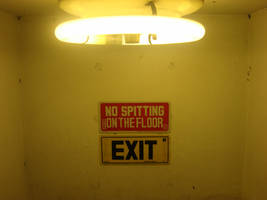 No spitting on the floor