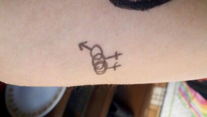 Bisexual Gender Symbol Tattoo Design by GaaraVampireSabaku on DeviantArt Bisexual Gender Symbol Tattoo Design by GaaraVampireSabaku on DeviantArt