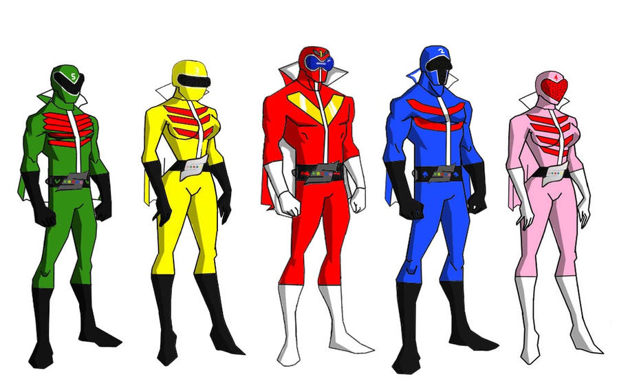 himitsu sentai go ranger gokaiger ver by Nelson-Kataoka on DeviantArt