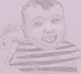 Baby drawn