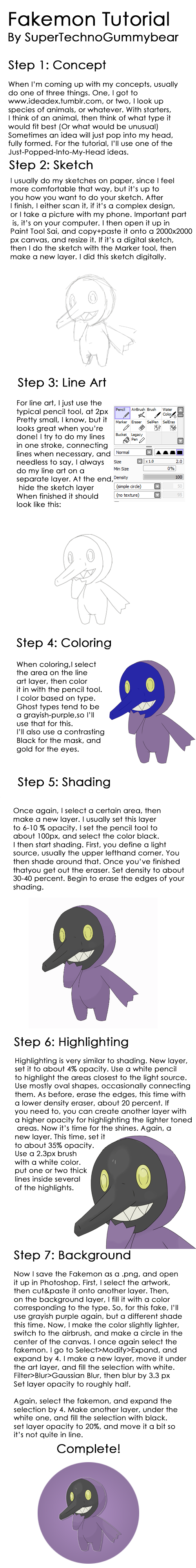 Fakemon Tutorial Fakemon Tutorial by kirakinn on DeviantArt