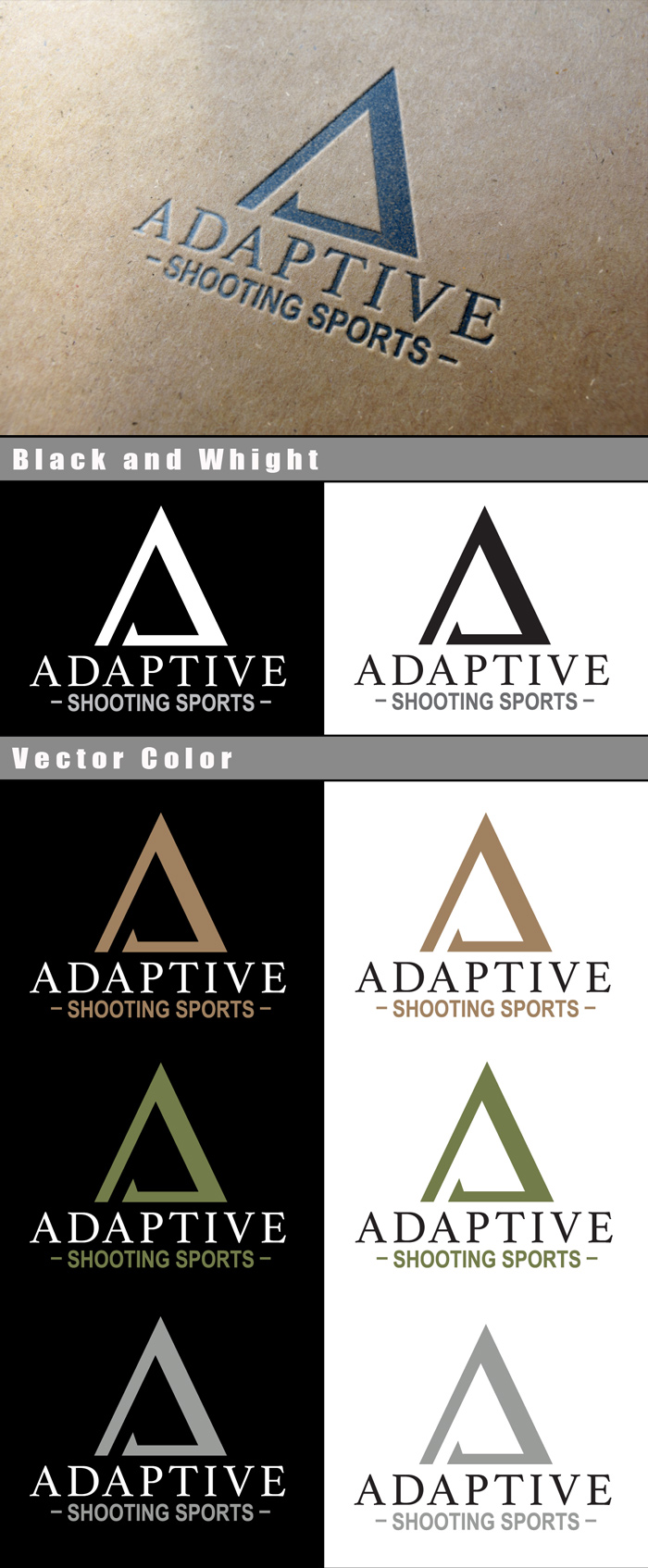 Adaptive Shooting Sports Logo Mockup