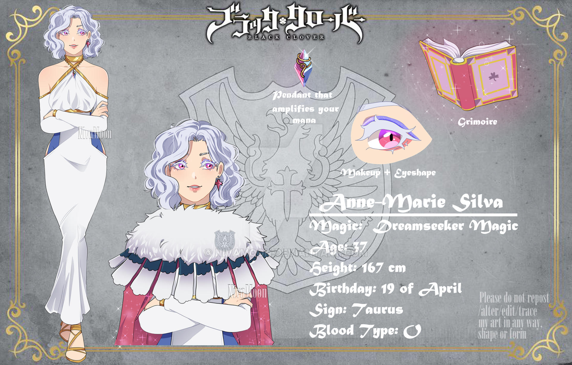 Black Clover Anne Marie Silva By Nivamoon On Deviantart Black Clover Anne Marie Silva By Nivamoon On Deviantart
