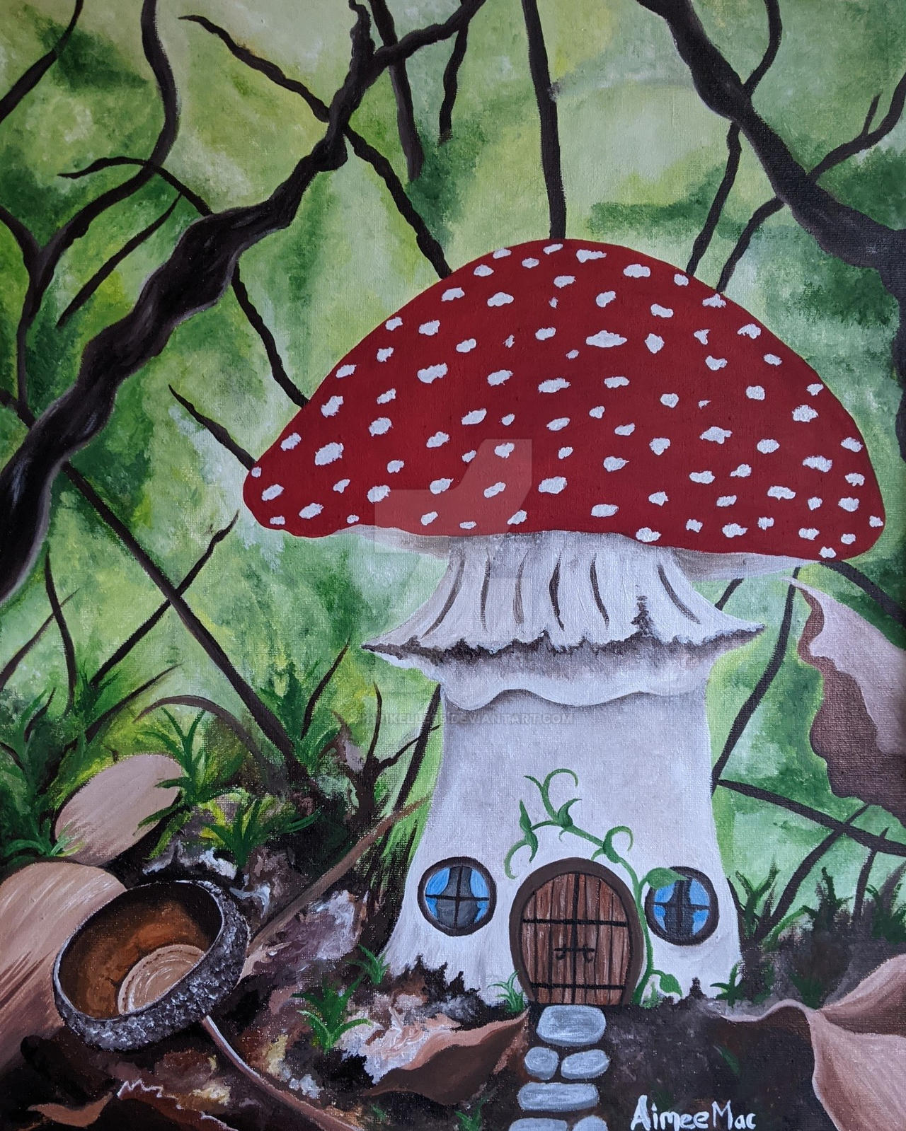 Fairy Toadstool by Aphrikelle89 on DeviantArt