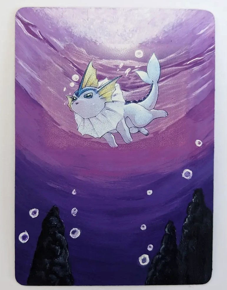 dark vaporeon pokemon card What do you say about this 1st edition holo Vaporeon? : r/pkmntcgcollections choose 1 of them and discard it. Dark Vaporeon 1997 Japanese Rocket