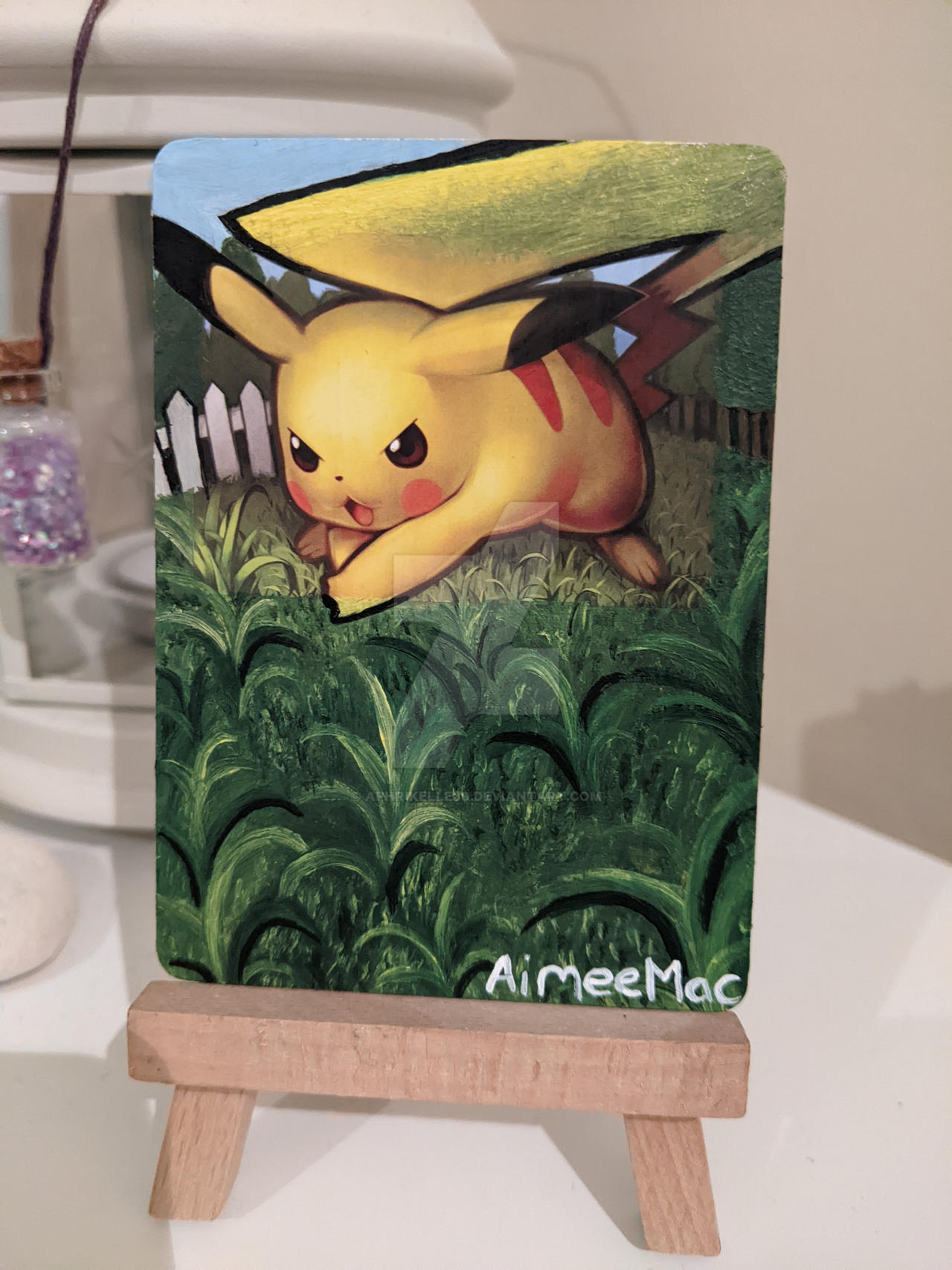Pikachu Pokemon Card Painting By Aphrikelle89 On DeviantArt pikachu-pokemon-card-painting-by-aphrikelle89-on-deviantart