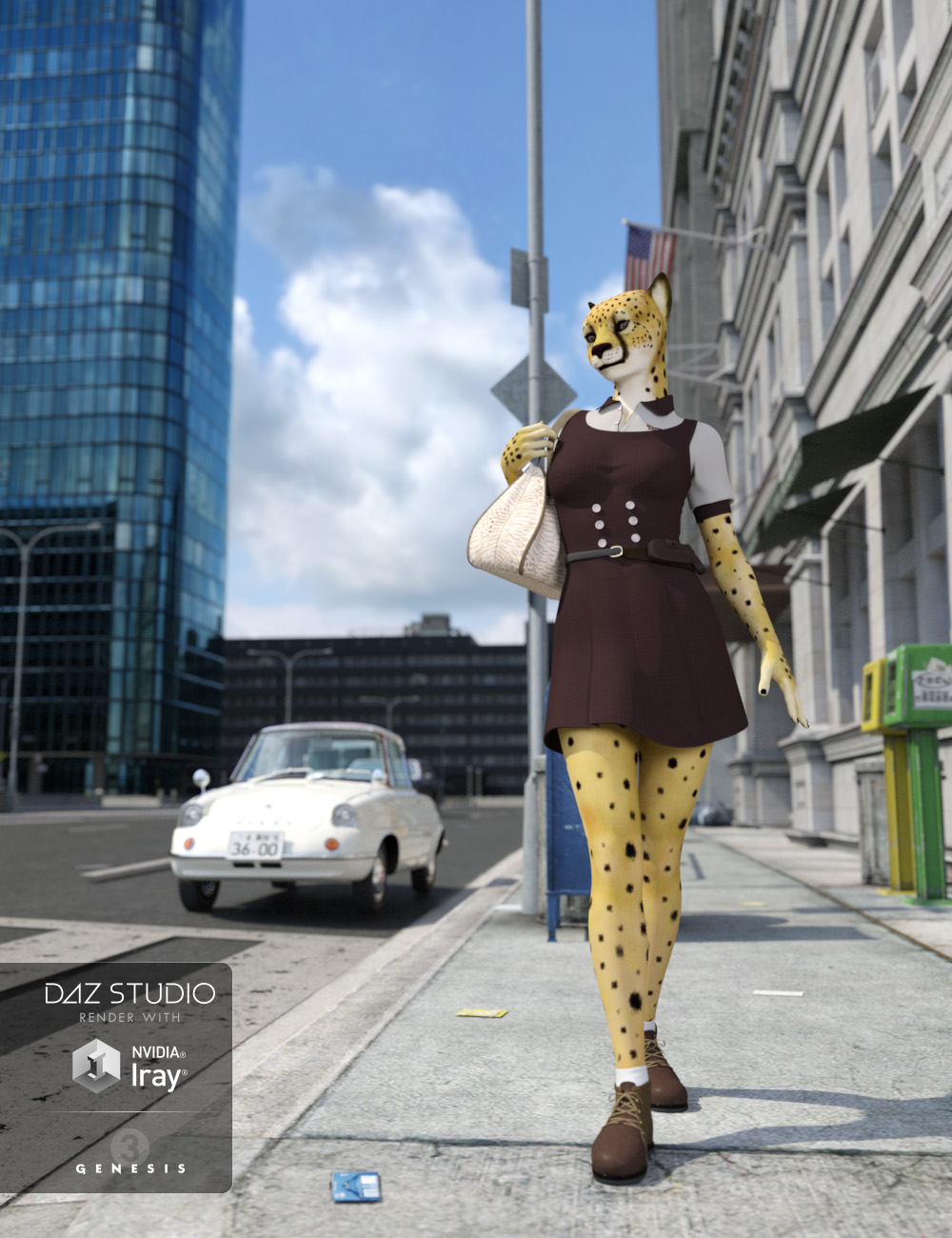 Cheetah Girl for Genesis 3 Female