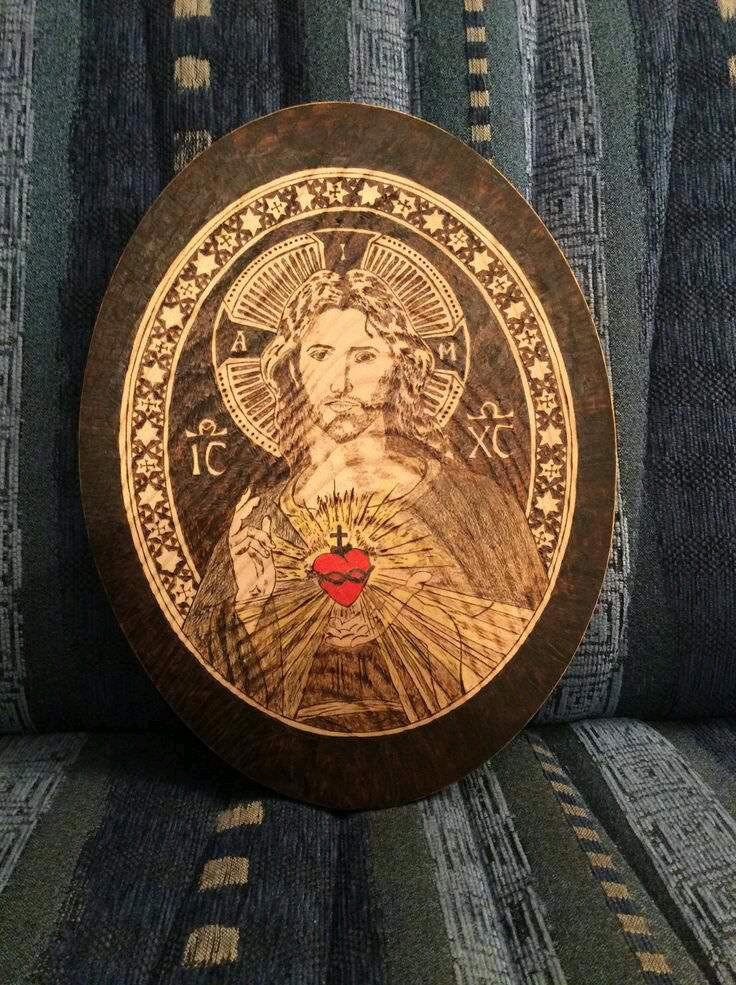 Jesus Christ - Pyrography by Delegat-Mkd on DeviantArt