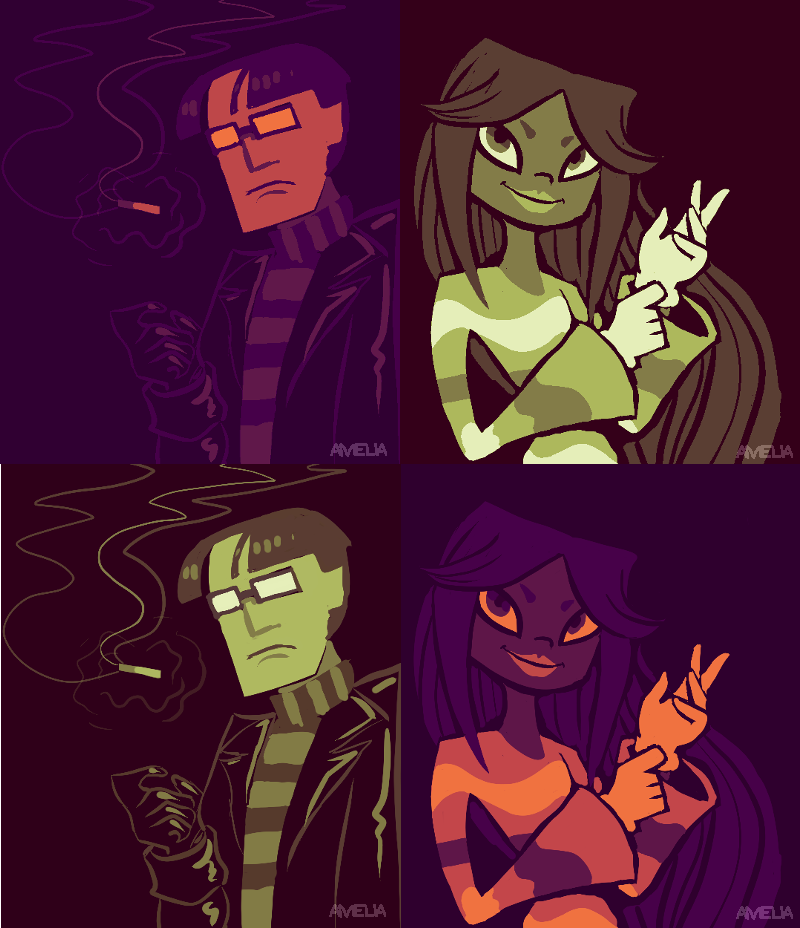 Color Palette Challenge: Sasha and Milla