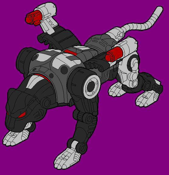 Pup Ravage Unit Ravage - Vehicle Mode by AsswhompSupreme on DeviantArt