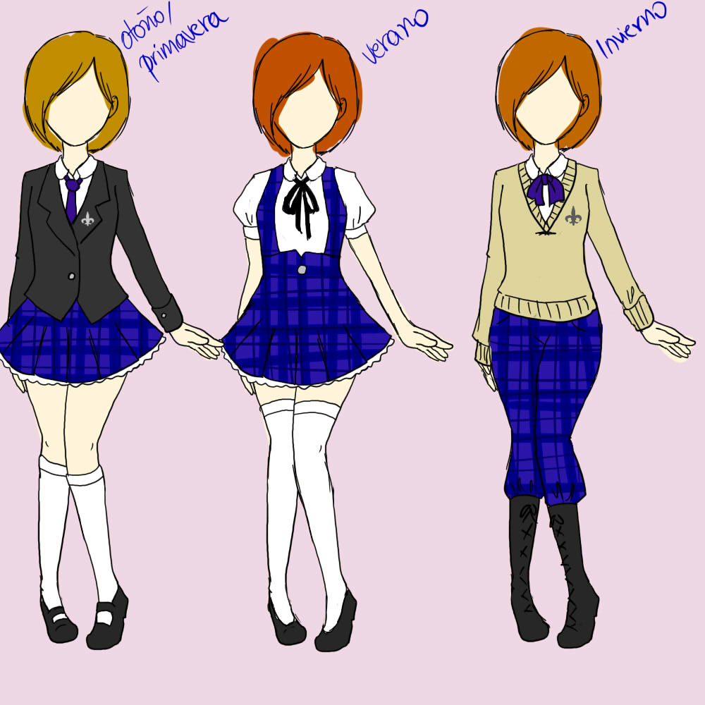 Uniformes Mujeres by Arisa-desu on DeviantArt Uniformes Mujeres by Arisa-desu on DeviantArt