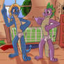 Spike and Sharp dancing