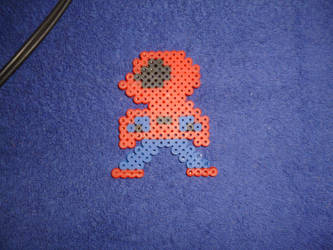 SpiderMan In Perler Beads