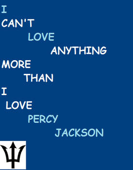 I Love Percy Jackson