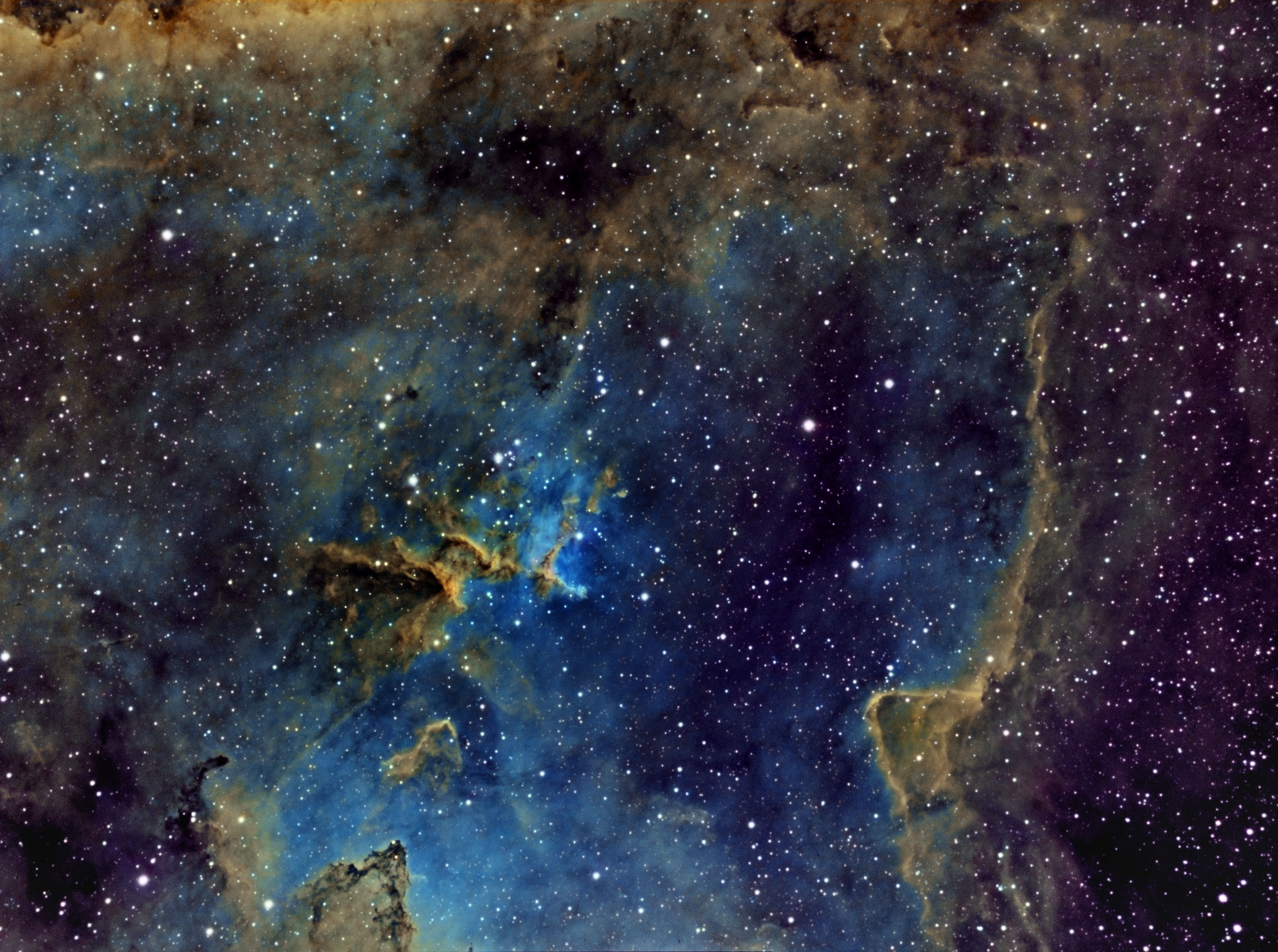 IC1805 Heart Nebula Center