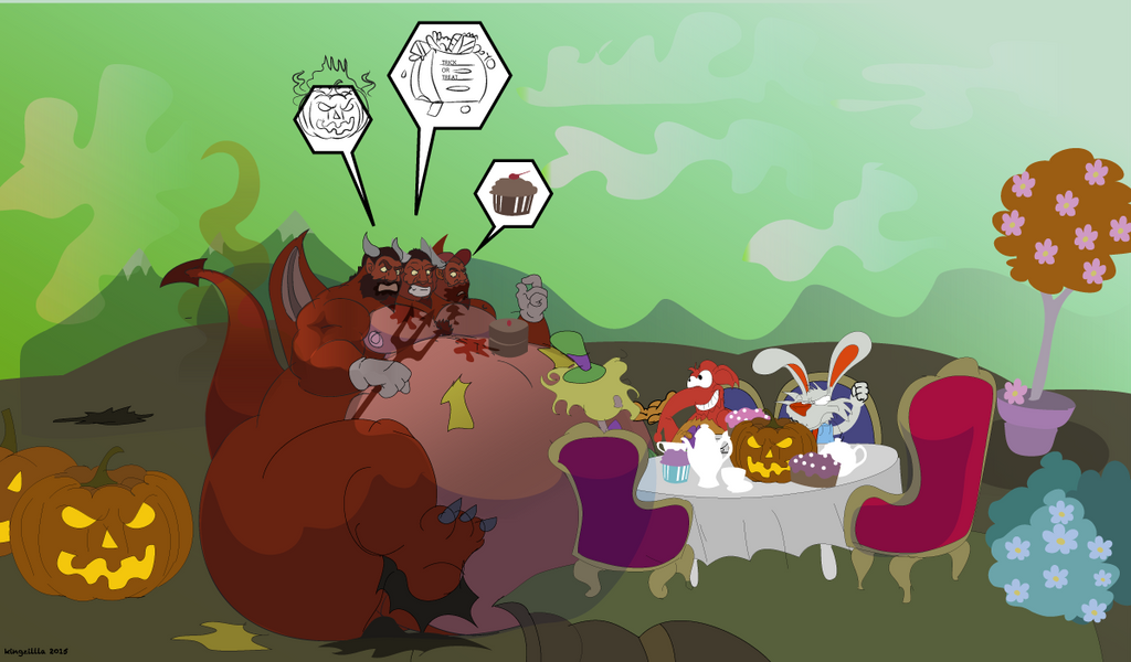 Kingzilla2 Fat three headed dragon by kingzilla2 on DeviantArt
