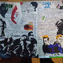 made a collage of green day logo into one drawing 