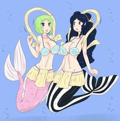 Camie and Ishilly from One Piece - Mermay 2022