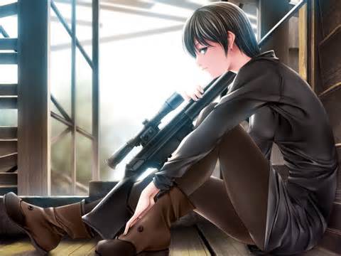 Anime Sniper by darkart4209 on DeviantArt Anime Sniper by darkart4209 on DeviantArt