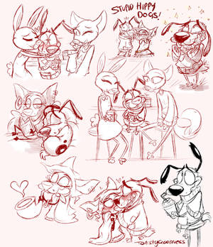 Stupid Hippy Dogs [ Sketches ]