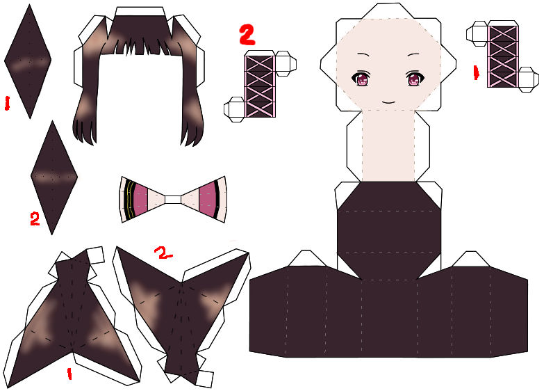 Ruby Tojo papercraft template Part 1 by groncaloncia on DeviantArt