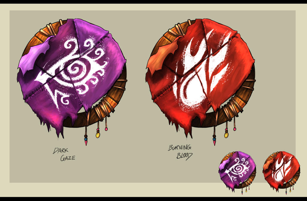Tribe Button Game Skill Button Tribe Designs by James-Ledsham on DeviantArt