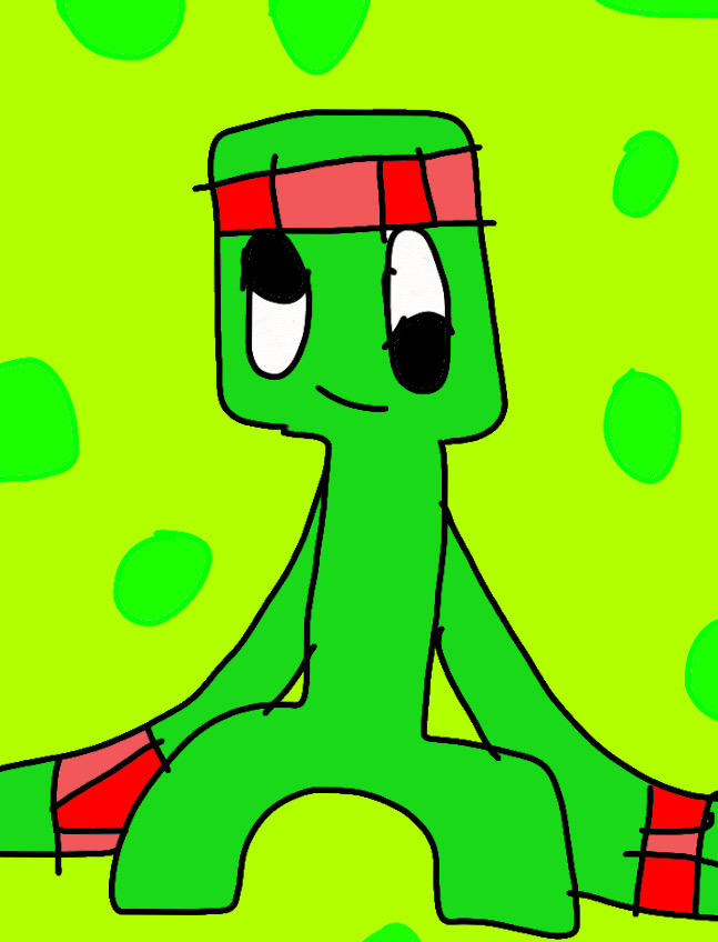 Green from Rainbow Friends by saturdayisthebest on DeviantArt