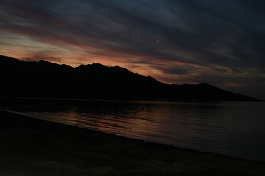 Sunset over Saint-Florent.