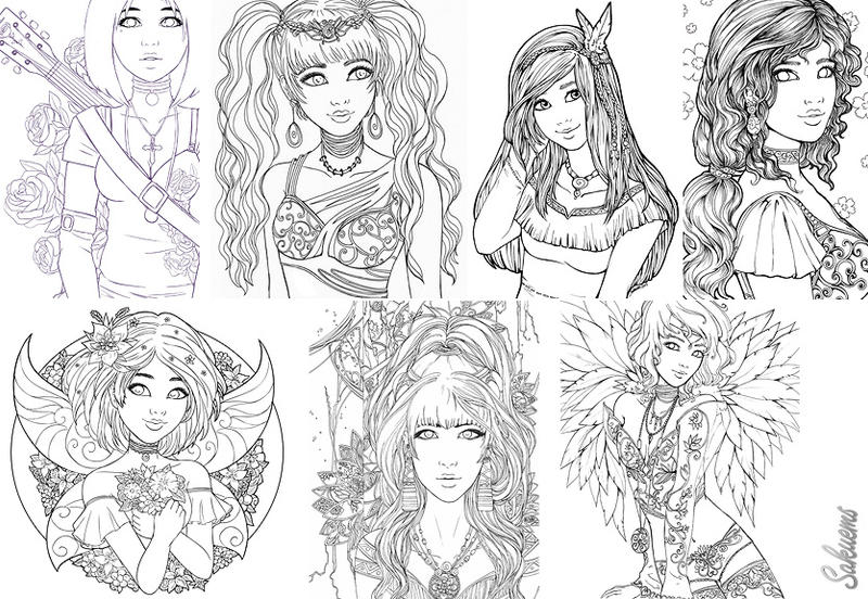 Line Art Collection by Sakuems on DeviantArt