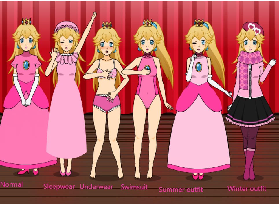 Kisekae Clothing Meme For Princess Peach by Ok057 on DeviantArt
