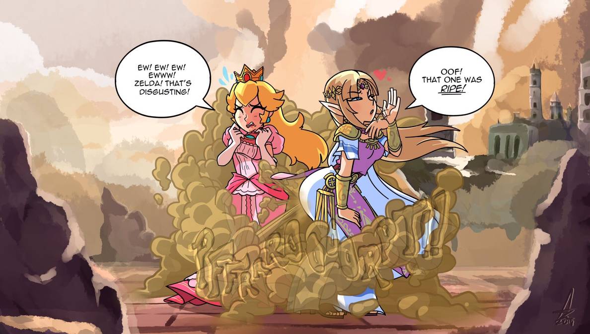 Zelda Burping Animation Zelda Farting for Peach by Ok057 on DeviantArt