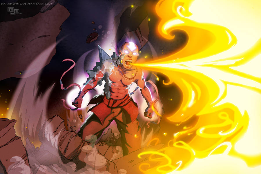 Avatar Aang by DarkKenjie