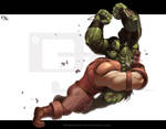 World War Hulk vs Juggernaut by DjWelch