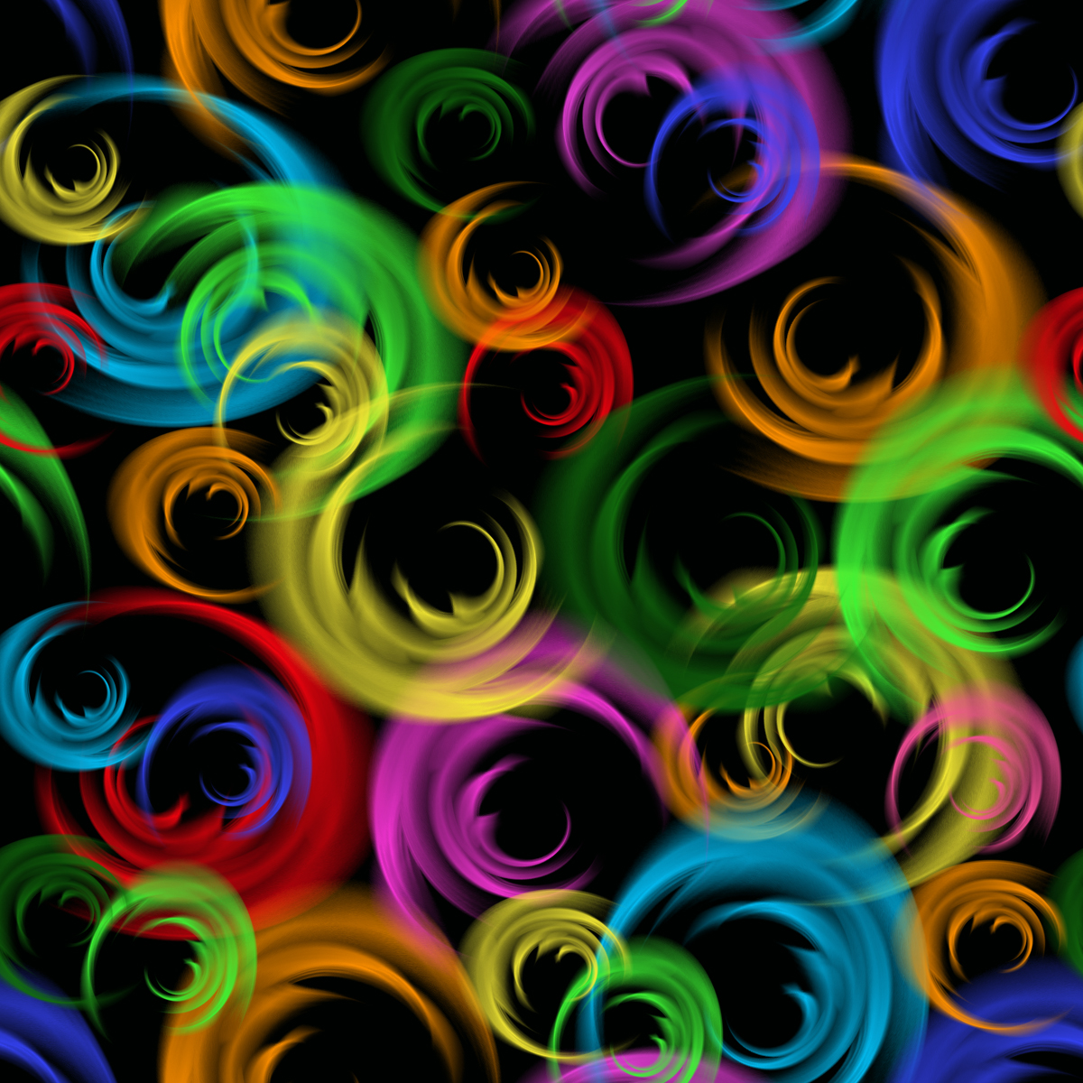 Seamless Color Swirls