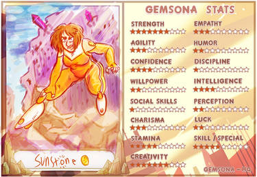 Gemsona-HQ Gem Stat Sheet