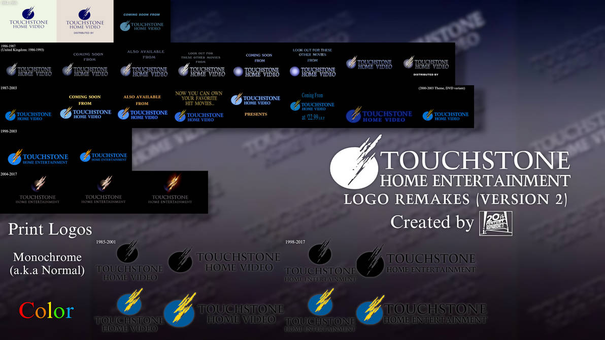 Touchstone File Icon Touchstone HE logo (1984-2017) Remakes V2 by LukeSzymczakTCNS01 on ...