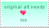 origanal art stamp by thundraforest