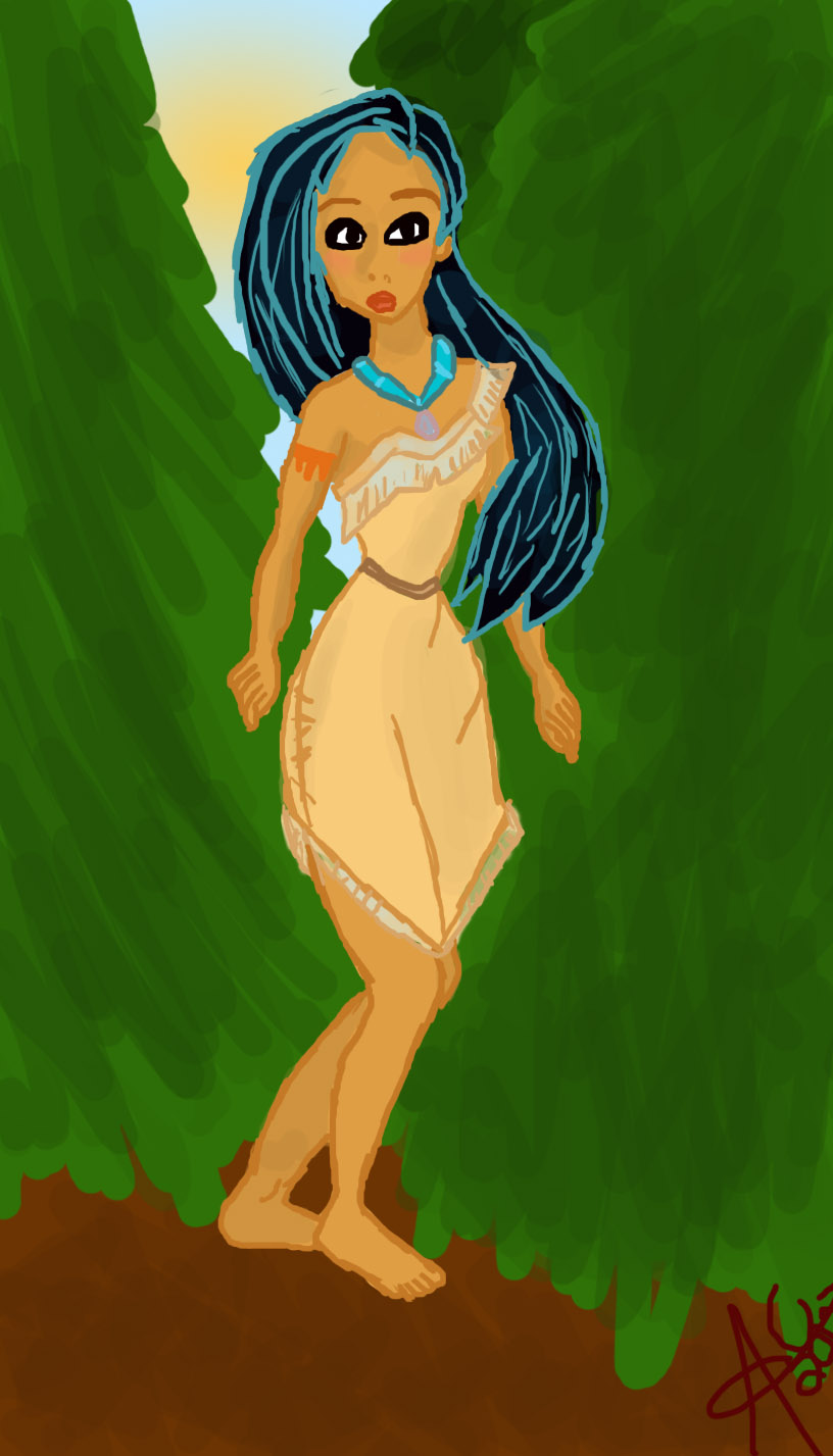 Pocahontas Colored