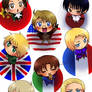 Hetalia chibis