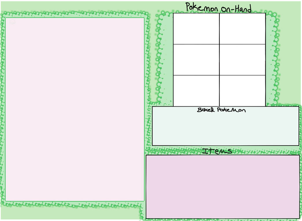 Simple pokemon trainer template by OCkitten on DeviantArt